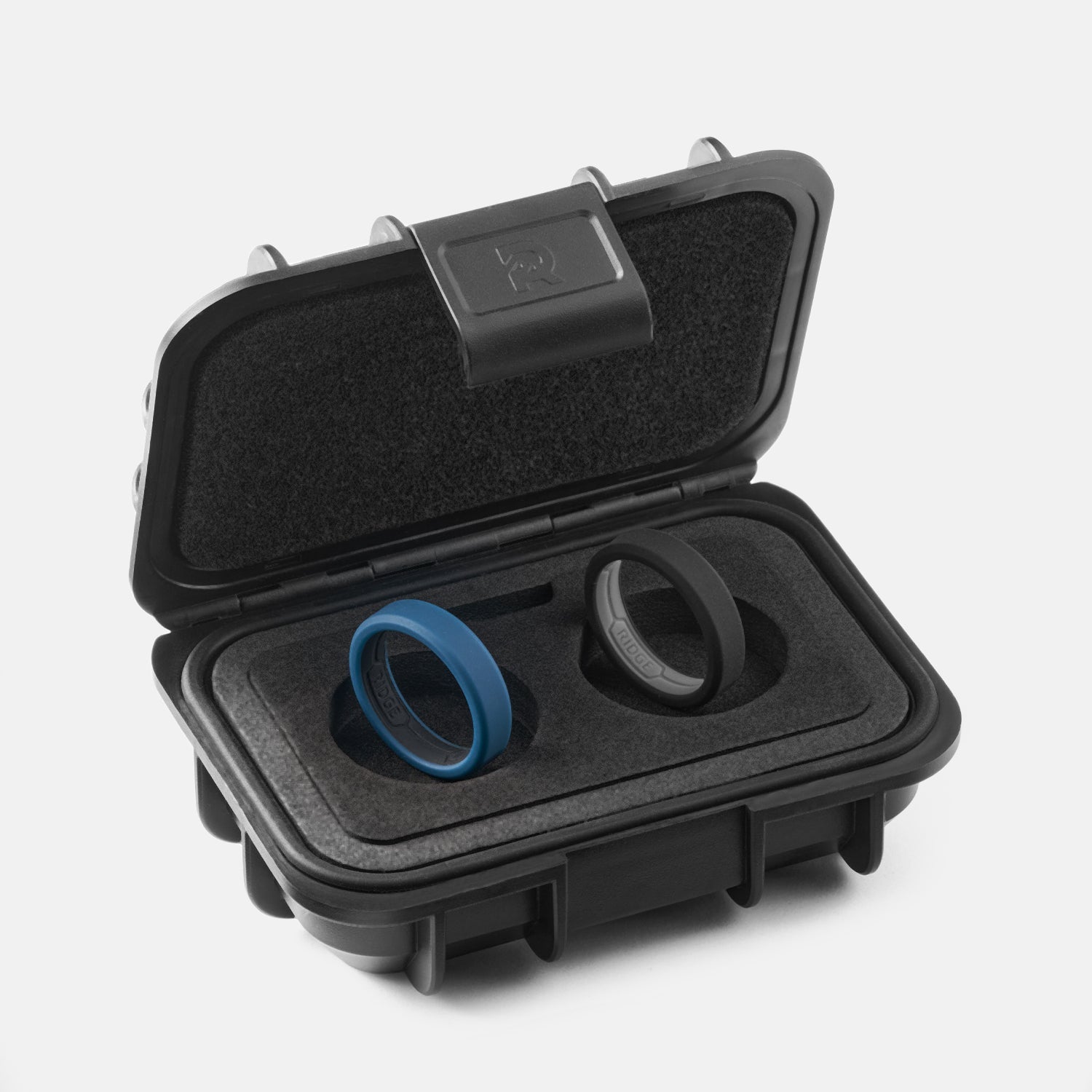 Ridge 6mm Siliconen Ring Set - Alpine Navy