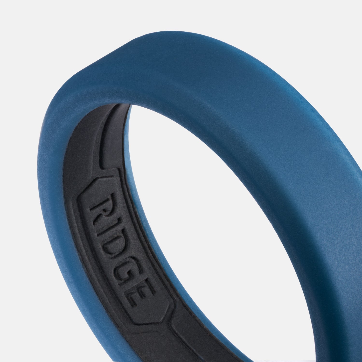 Ridge 6mm Siliconen Ring Set - Alpine Navy