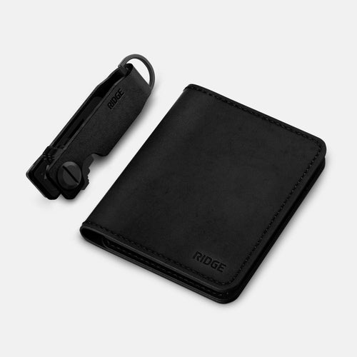 Dagelijkse Rijder Kit - Bifold - Middernacht Zwart Leer