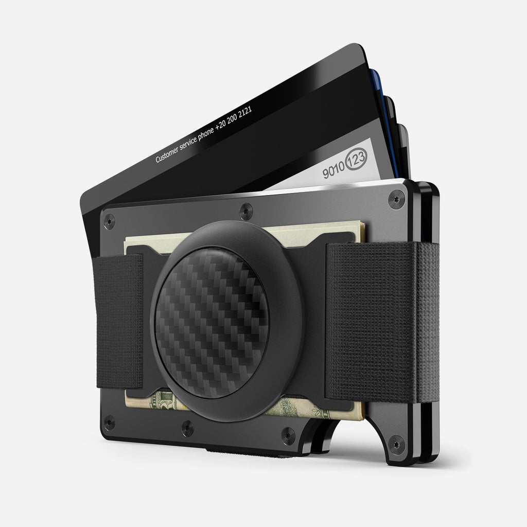 Carbon AirTag Cash Strap