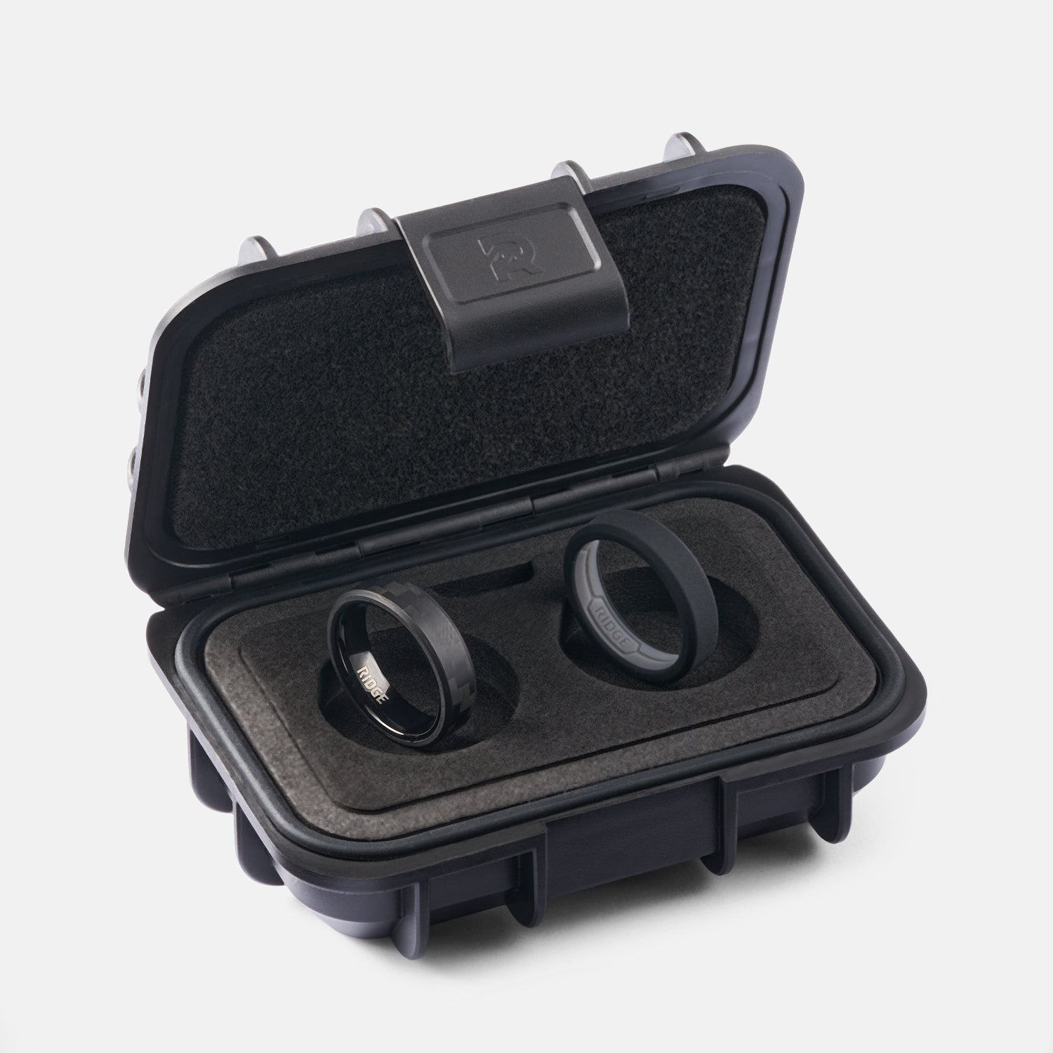Ridge 6mm Geprofileerde Ring Set - Koolstofvezel 3K