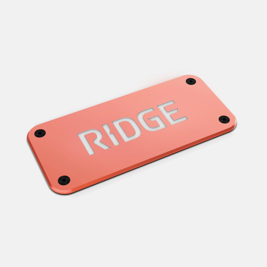 Ridge Logo Plate - Just Peachy