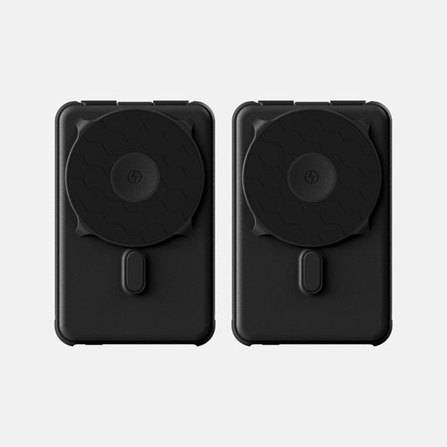 Batterie Externe Ridge - 10 000 mAh - Noir Mat - Lot de 2