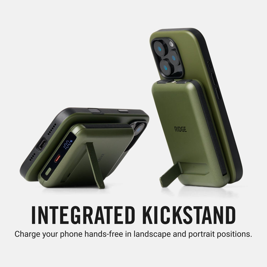 Magnetic Power Bank Bundle (3-Pack) - Matte Olive