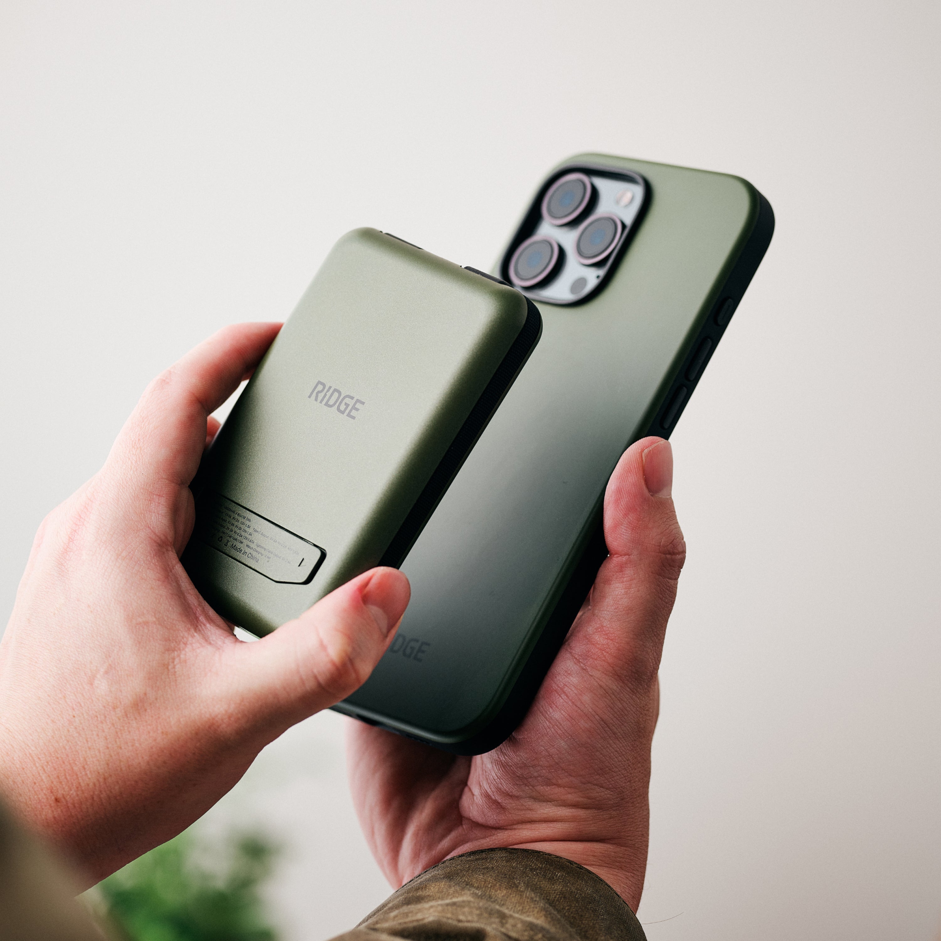 Magnetic Power Bank Bundle (2-Pack) - Matte Olive