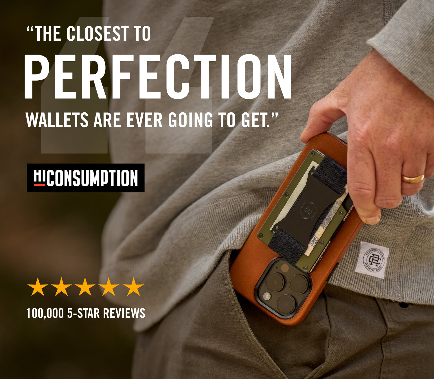 Ridge Wallet For MagSafe - Matte Black