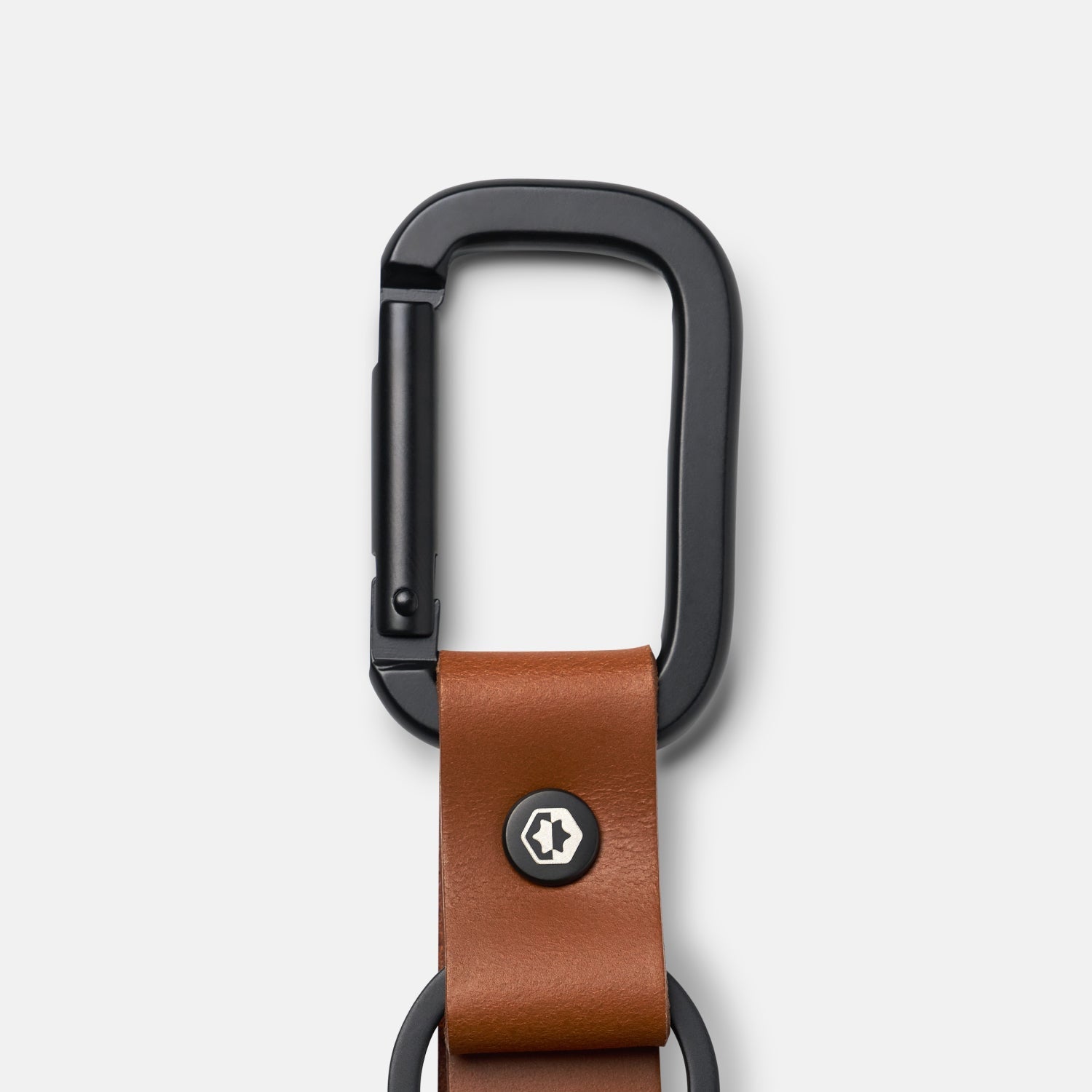 Everyday Keychain - Tobacco Brown Leather