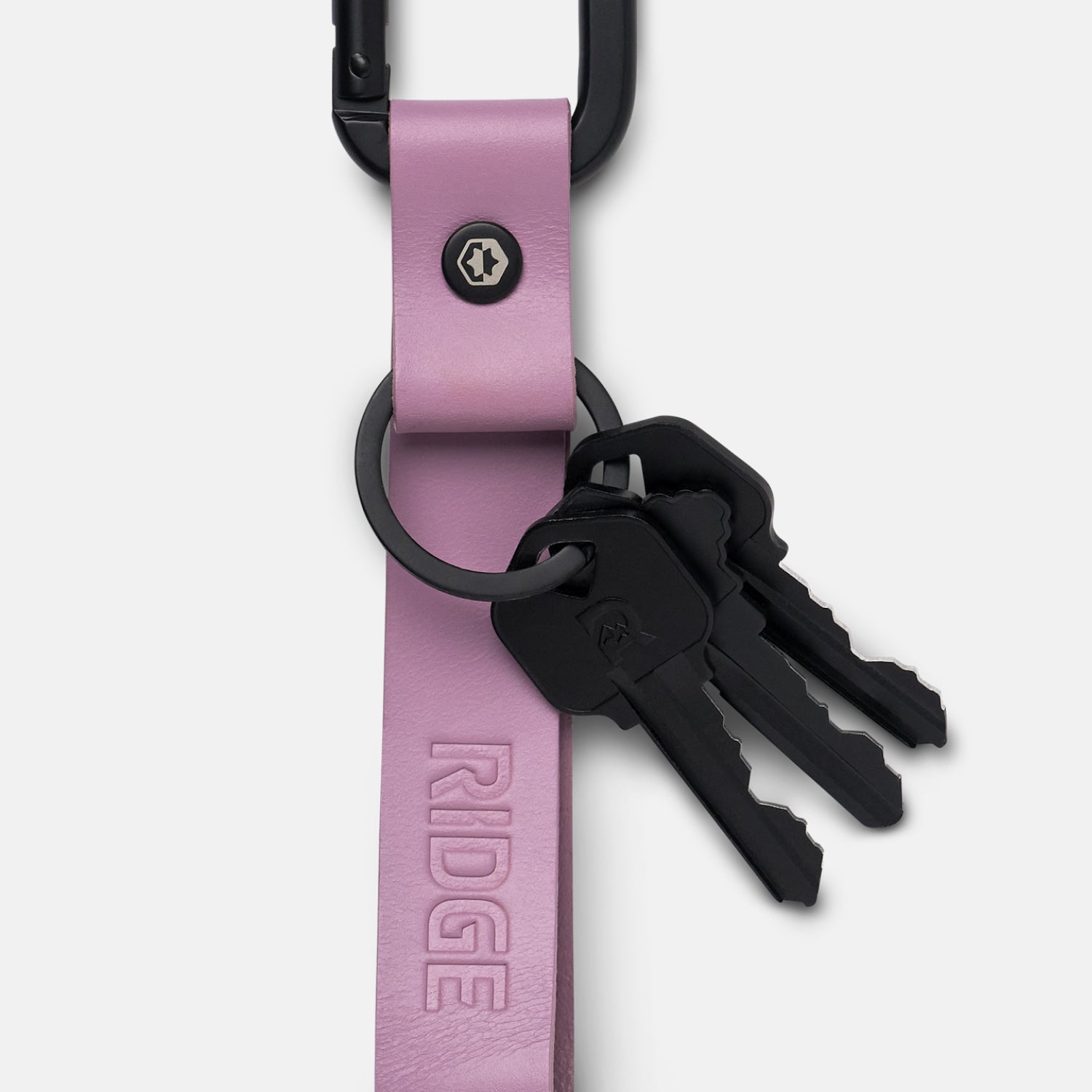 Everyday Keychain - Lilac Leather