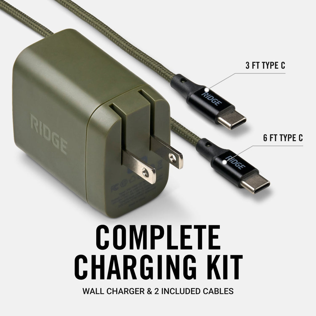 45W Power Adapter Kit - Matte Olive