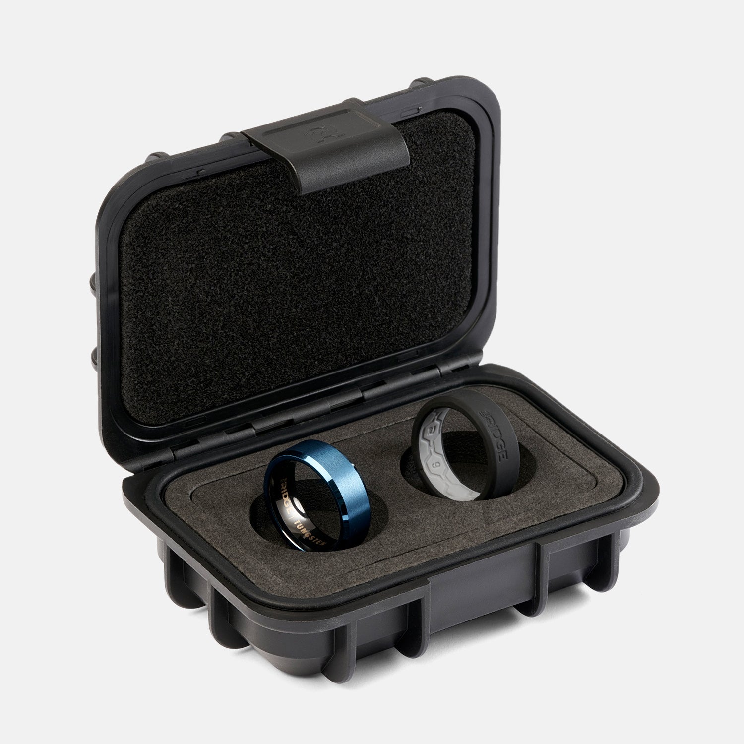 Ridge 8mm Geprofileerde Ring Set - Alpine Marine