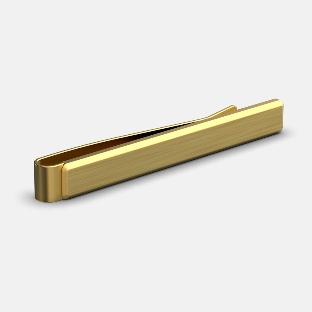 Tie Bar & Cufflinks Kit - 24K Gold