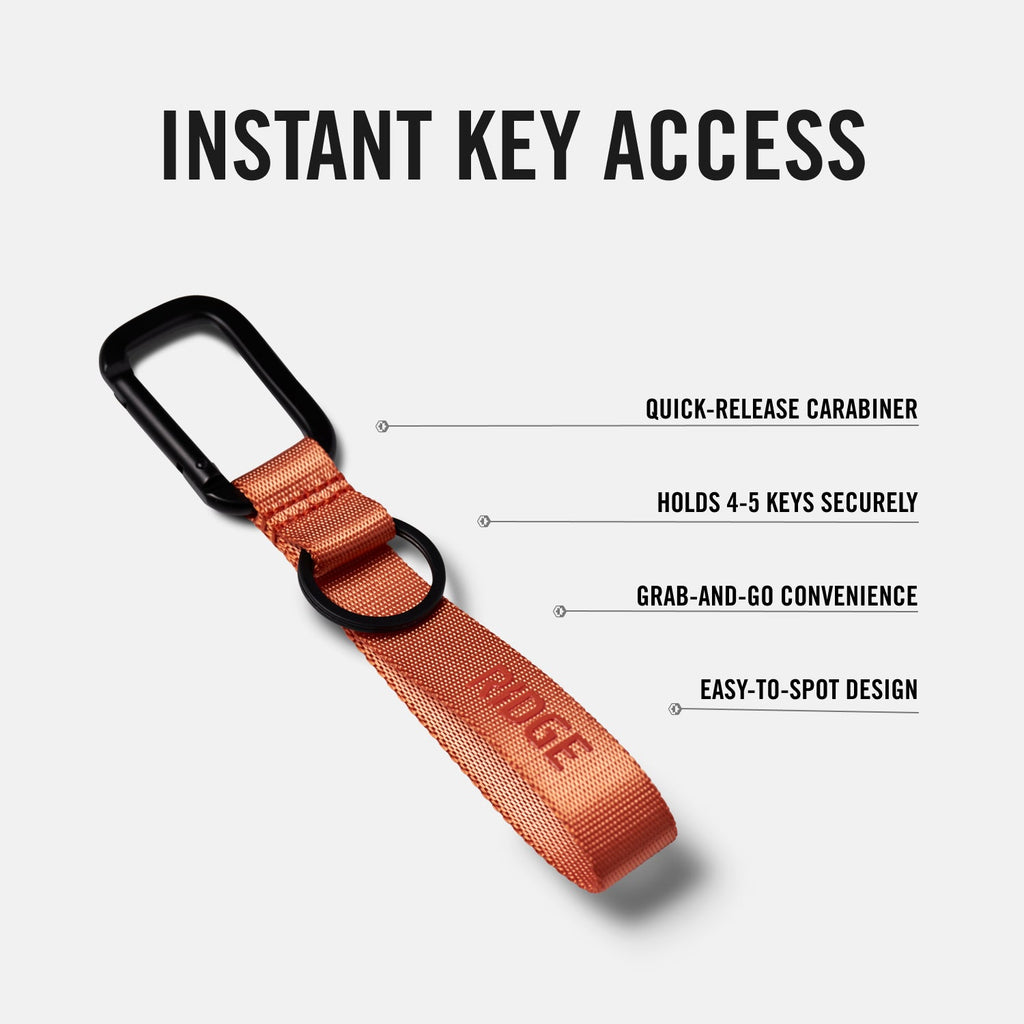 Everyday Keychain - Basecamp Orange