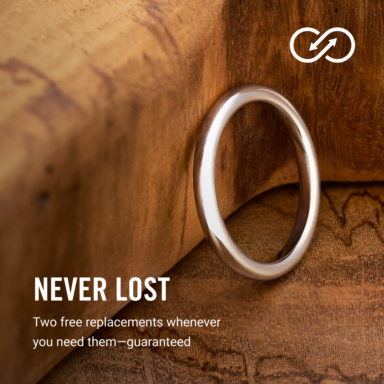 Ridge 2mm Ronde Ring Set - 14K Wit Goud