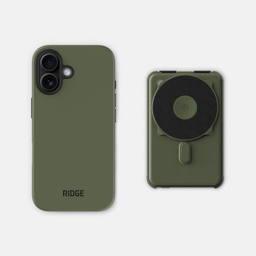 Dagelijks Oplaadset - iPhone 16 - Matte Olijf