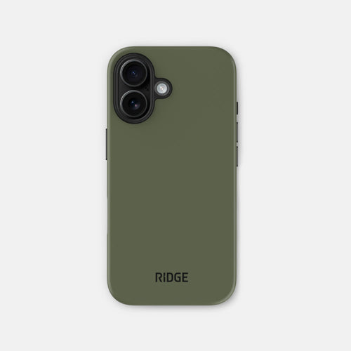 Ridge Telefoonhoes - Matte Olijf - iPhone 16
