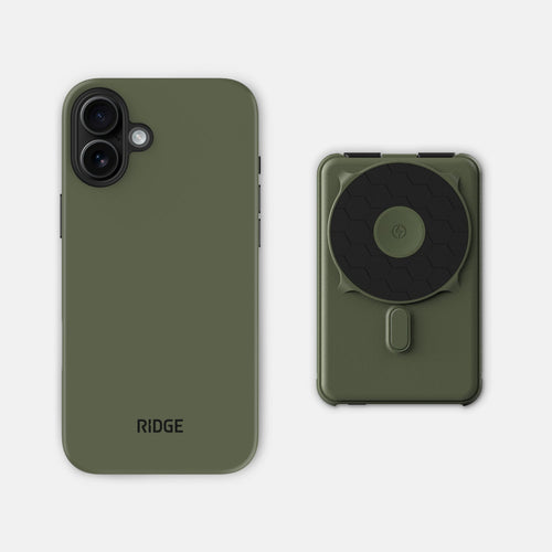 Dagelijks Oplaadset - iPhone 16 Plus - Matte Olijf