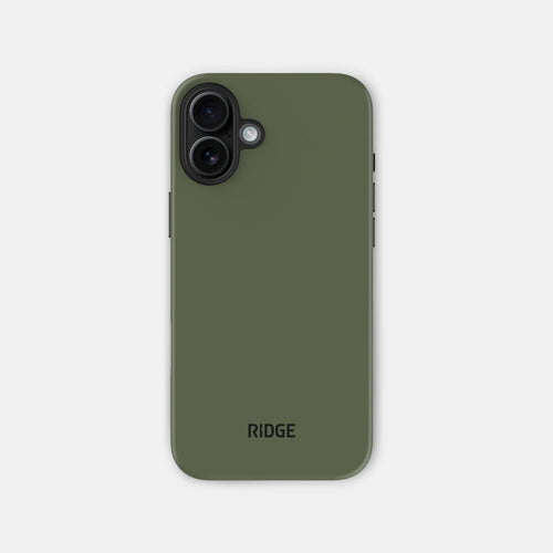 Ridge Telefoonhoes - Matte Olijf - iPhone 16 Plus