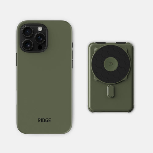 Dagelijks Oplaadset - iPhone 16 Pro Max - Matte Olijf