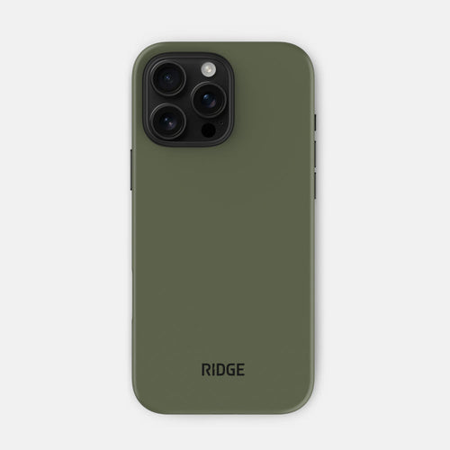 Ridge Telefoonhoes - Matte Olijf - iPhone 16 Pro Max