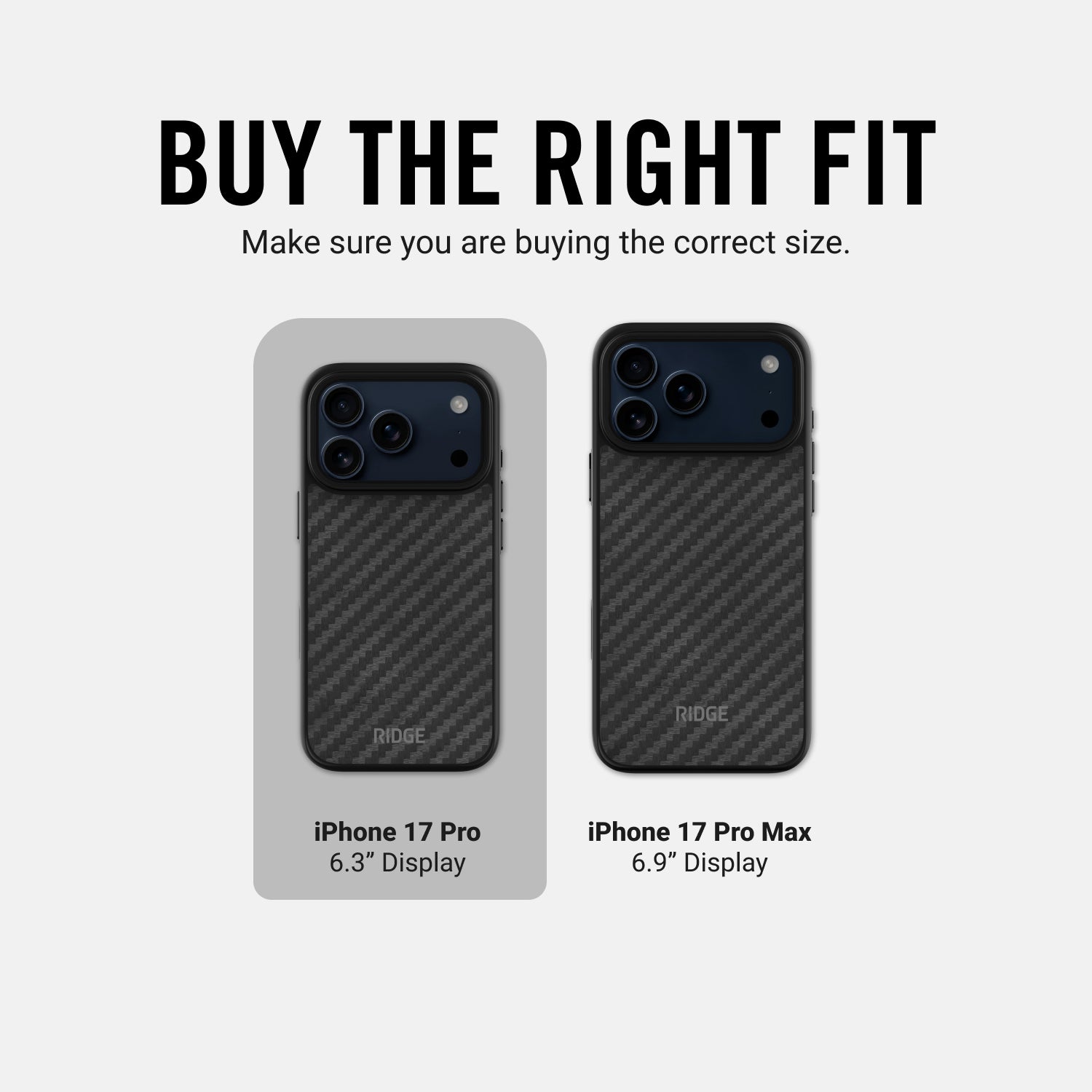 Everyday Phone Case - iPhone 17 Pro - Matte Black